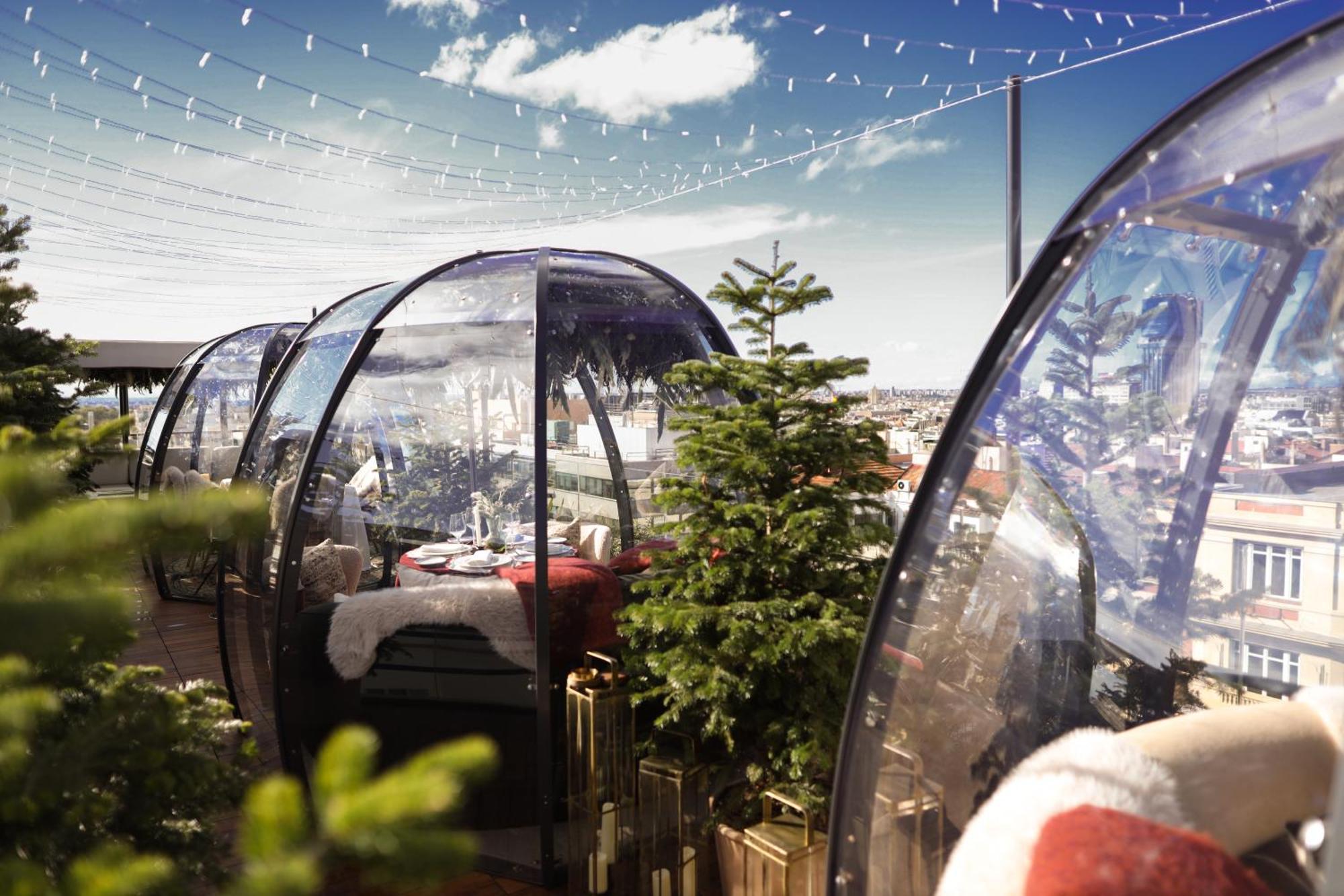 Bless Hotel Madrid - The Leading Hotels Of The World المظهر الخارجي الصورة The Sky Bar